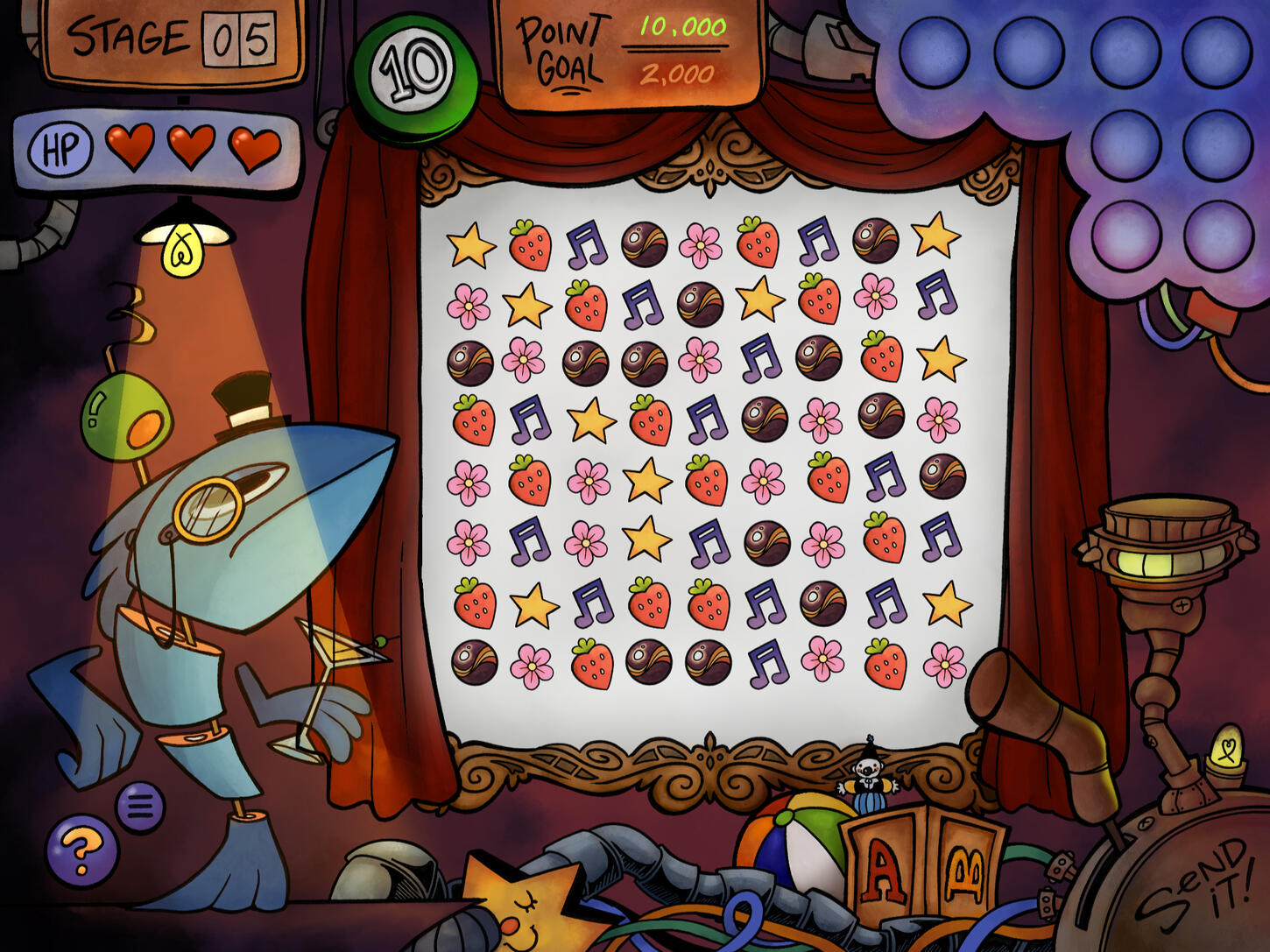 &quot;Merge 3&quot; Rogue-like Game Concept