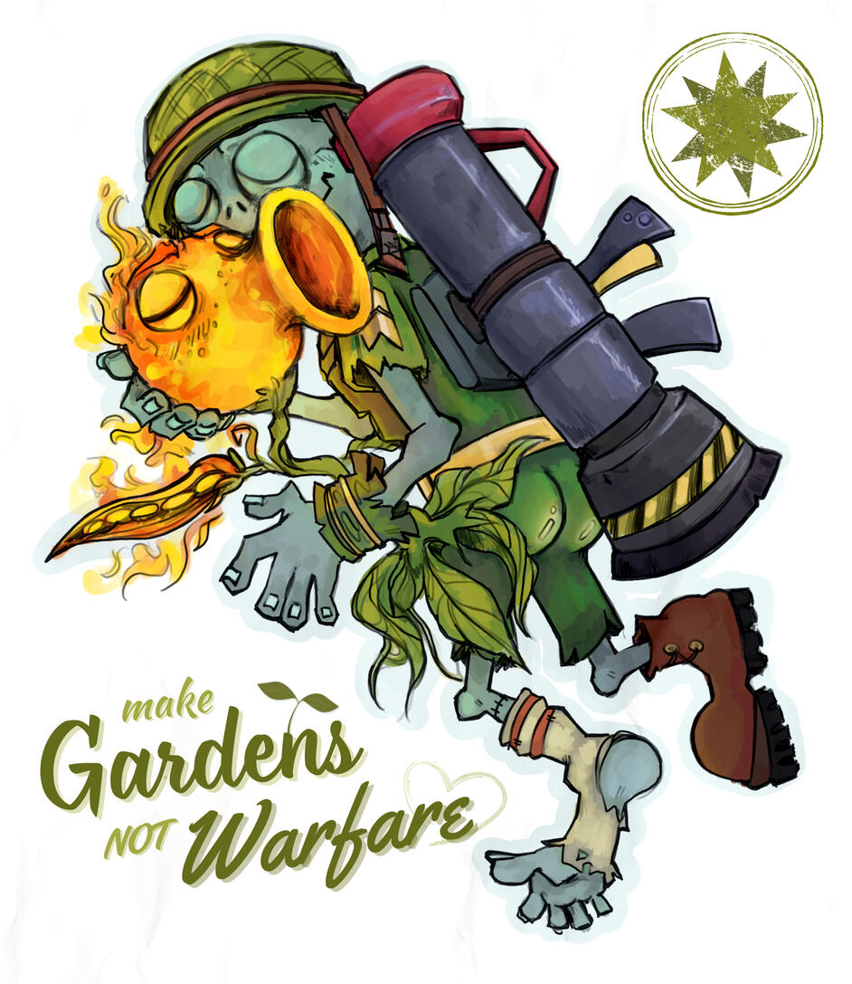 Plants vs Zombies Fanart